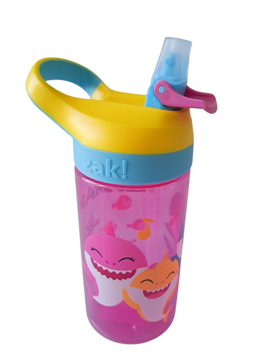 Botella agua rosa Baby Shark  16oz