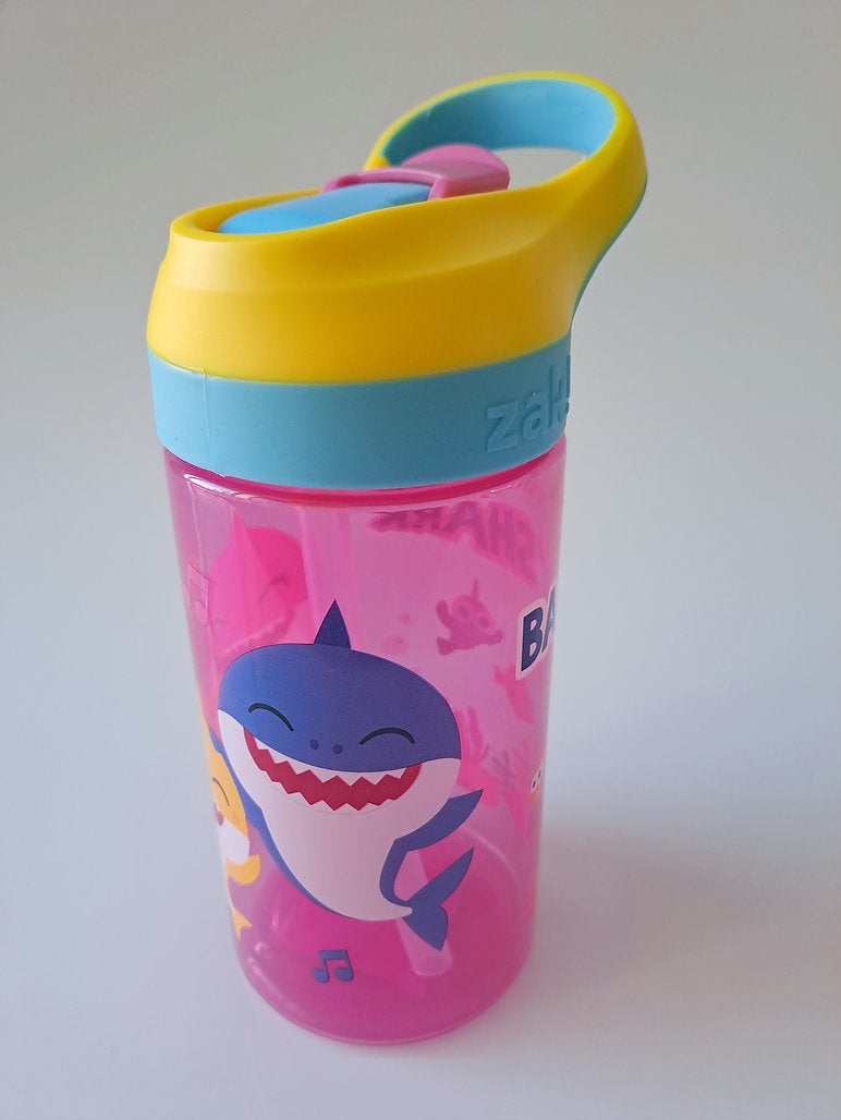 Botella agua rosa Baby Shark  16oz