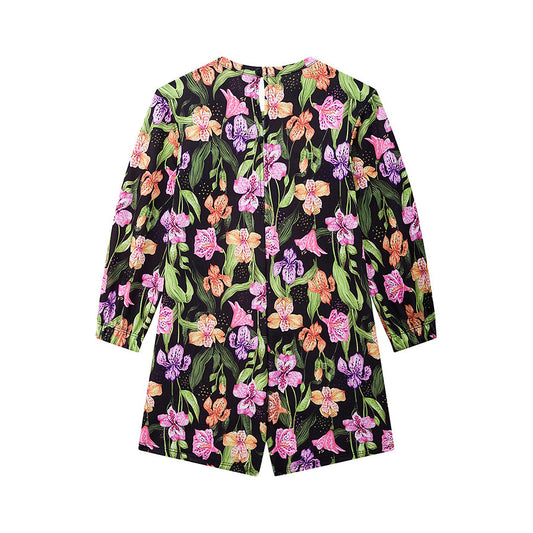Infanti romper floreado - Talla 2T - 6