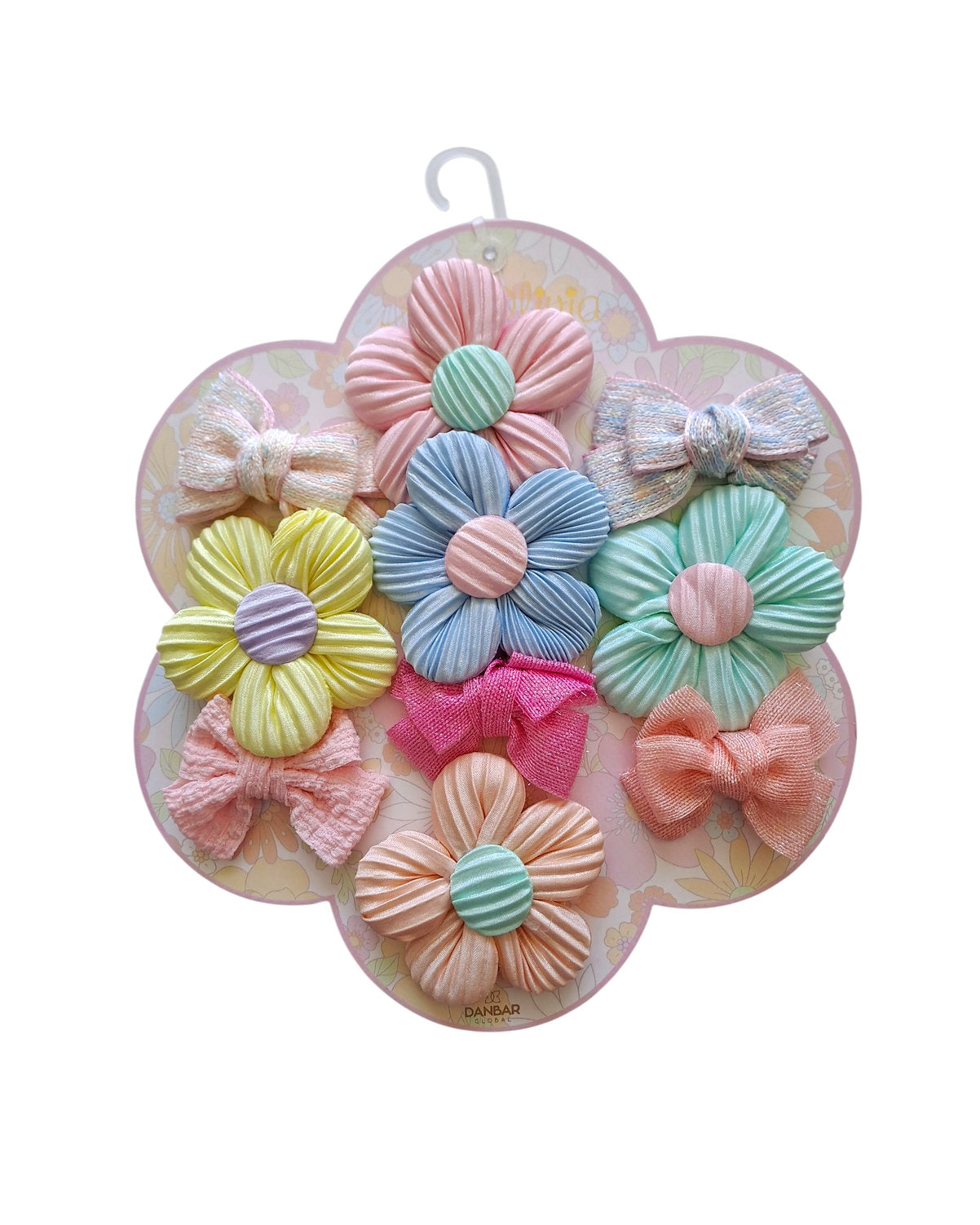 Danbar paleta de 10 pinzas pequeñas para cabello