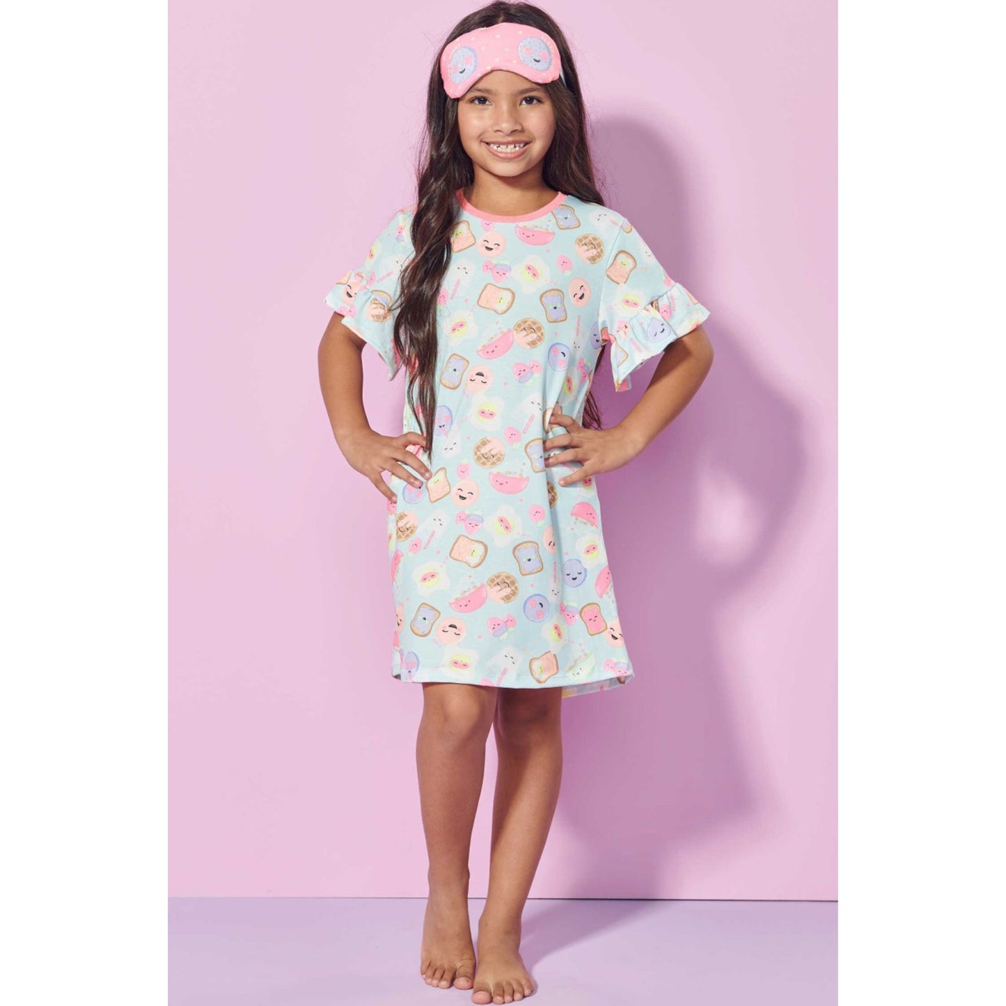 Infanti pijama manga corta dulces antifaz - Talla 6