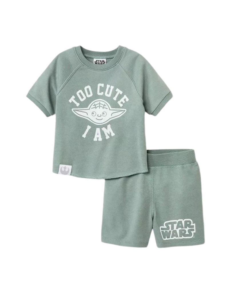Star Wars Baby Yoda conjunto - Talla 12 meses