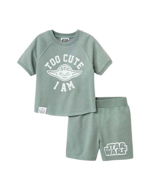 Star Wars Baby Yoda conjunto - Talla 12 meses