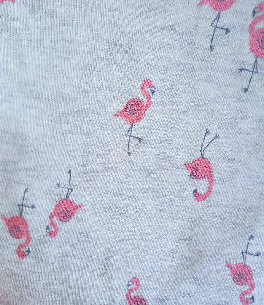 Carters set 3 baberos flamingos