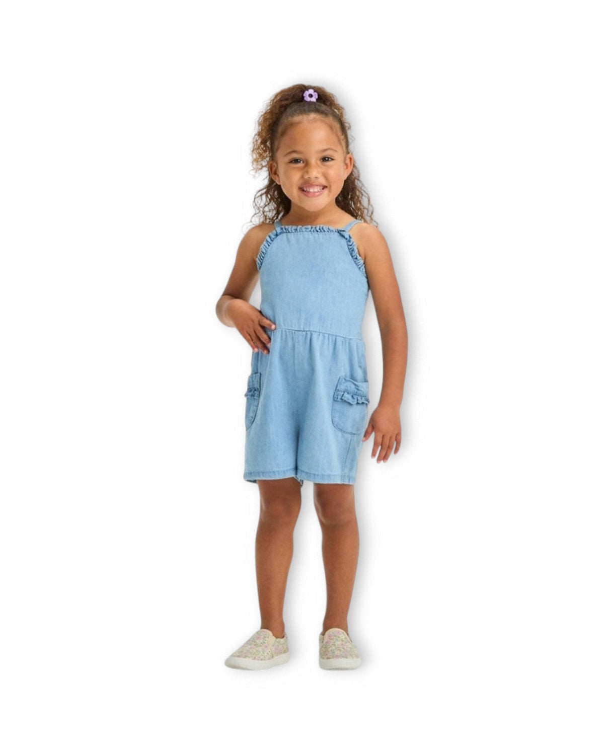 Cat & Jack romper claro mezclilla - Talla 12 meses