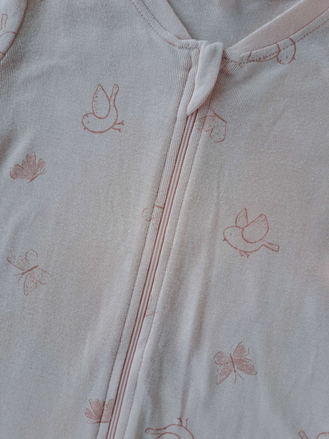 Anko Baby pijama rosa pie cerrado zipper - Talla 12-18 meses