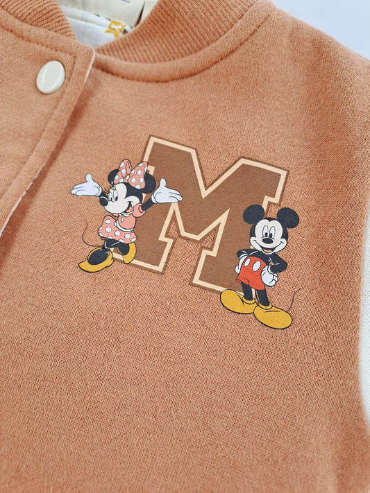Mickey Minnie abrigo manga larga - Talla 18 meses
