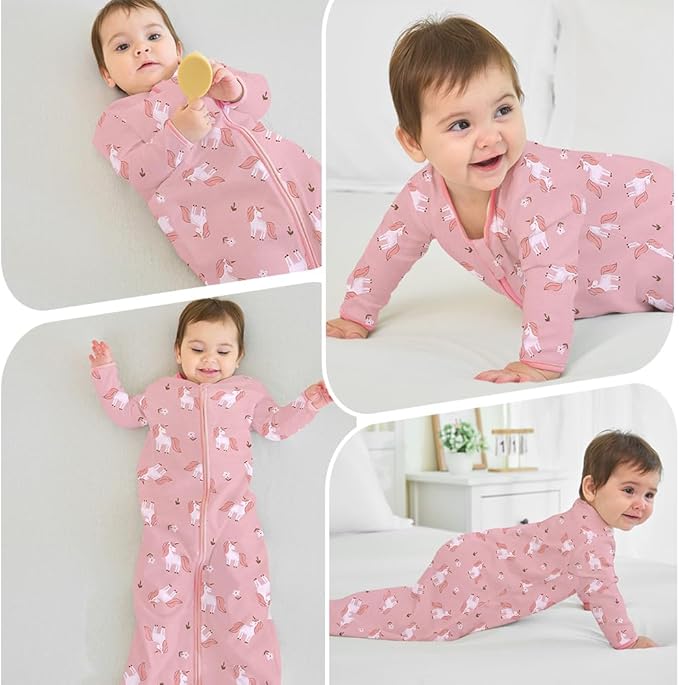 Miracle Baby set 2 sacos de dormir zipper manga larga - Talla 6a12 meses