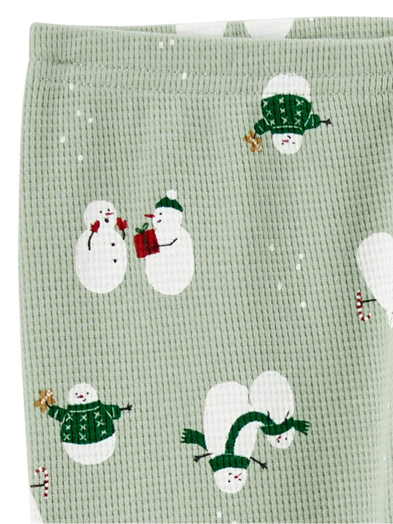 Carters pijama 2 piezas snowball unisex - Talla 12 meses
